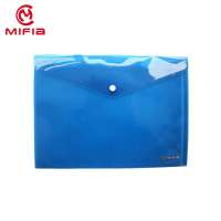 MIFIA custom holographic pvc plastic file folder bag with zipper button