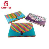 MIFIA A4 size pocket poly expanding file folder for office