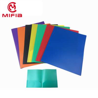 MIFIA wholesale letter size recycled printed poly plastic file folder