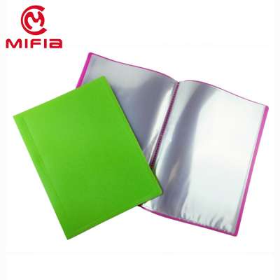 MIFIA 10-100 pocket display book a4 clear thick plastic file folder document holder